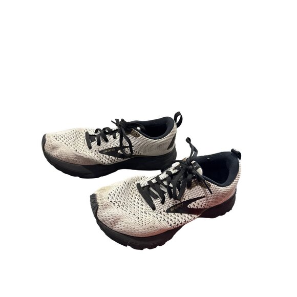 Brooks Revel 4 Womens white black running sneakers shoes size 6 SKU 8809 - Picture 3 of 16